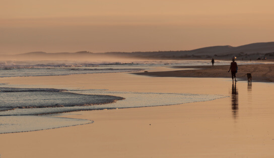 Stockton Beach in Newcastle, Australia