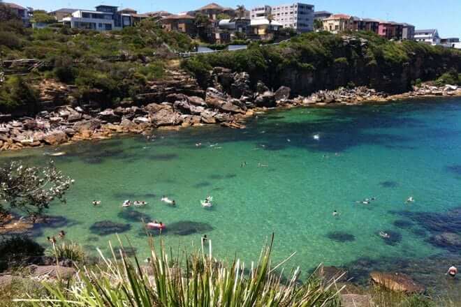 A beautiful view of the Gordons Bay in Sydney